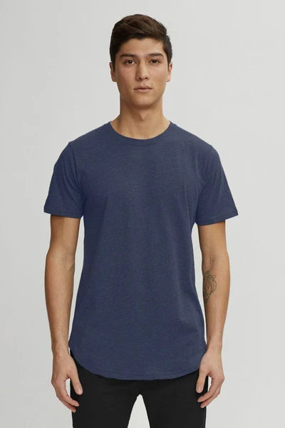 Eazy Scoop Tee in Navy