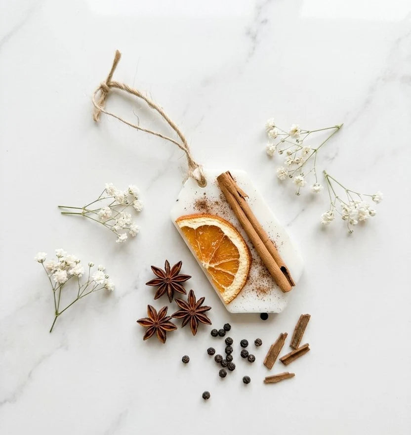Summer Evening - Cinnamon & Orange wax sachet