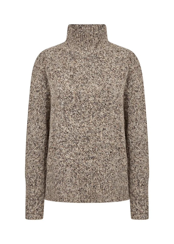 Knit Sweater - chocolate plum