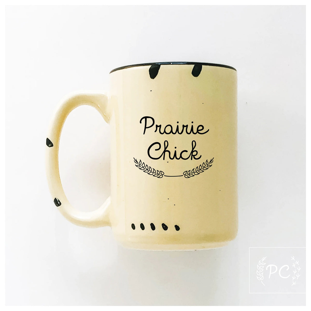 Prairie chick ceramic mug