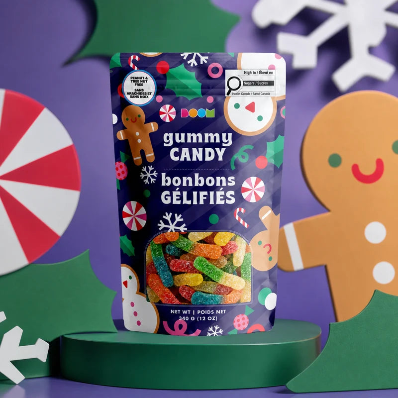 Cookie & Candy Navy Gummy Worms