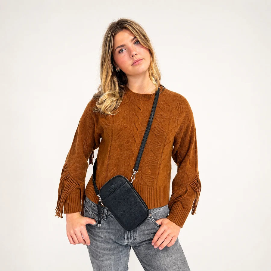Celia Crossbody Bag in Black
