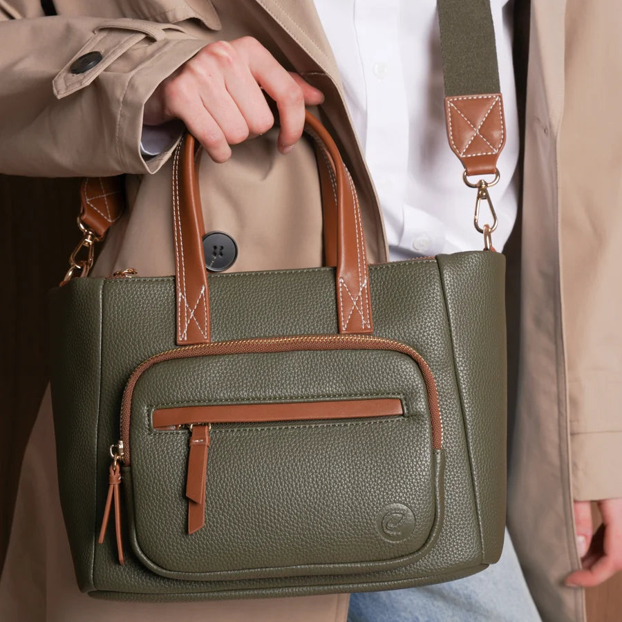 Harper Tote Crossbody in Green