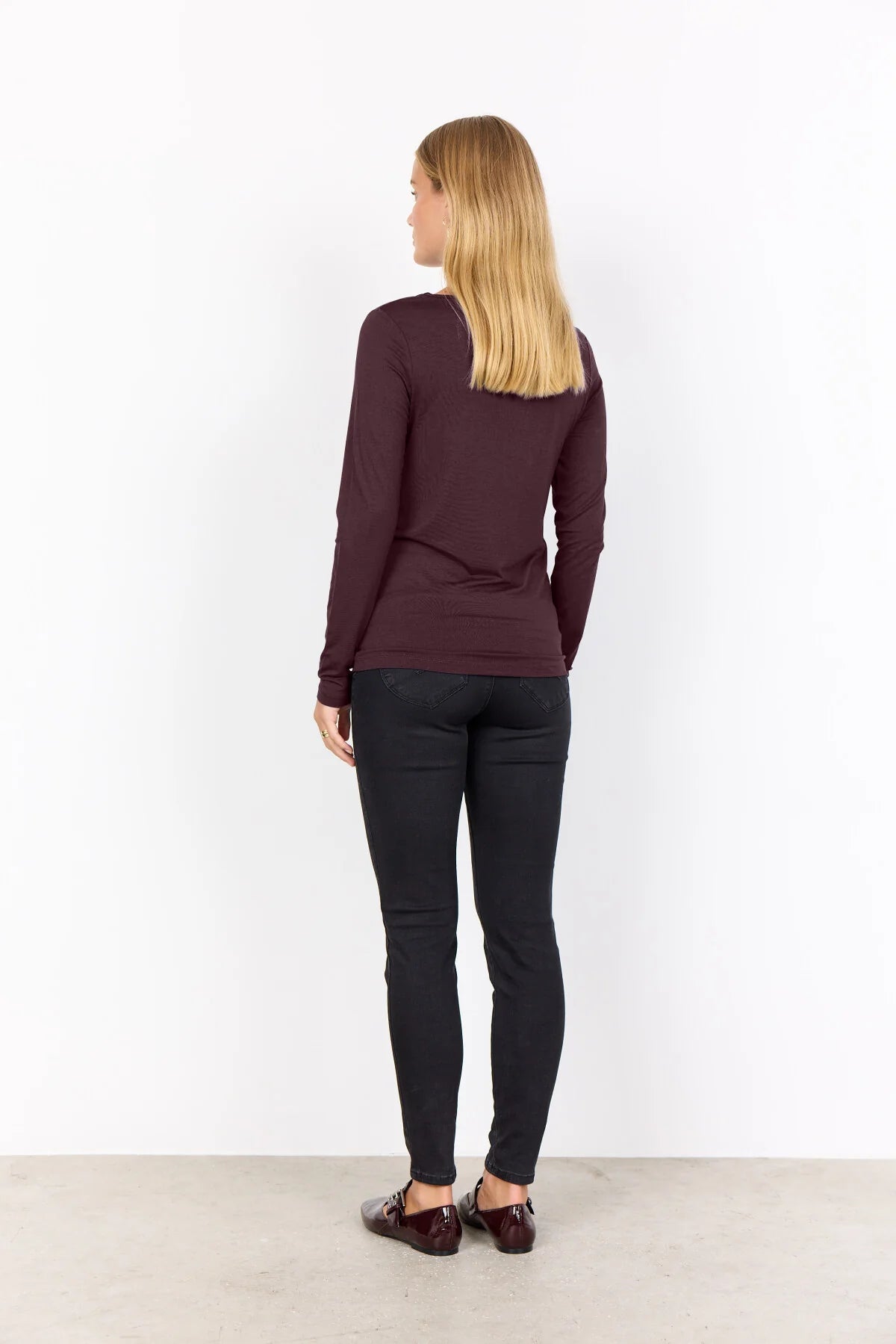 Blouse - Dark plum