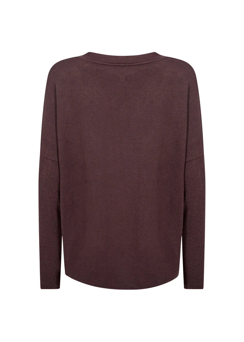 Long-sleeved tops - chocolate