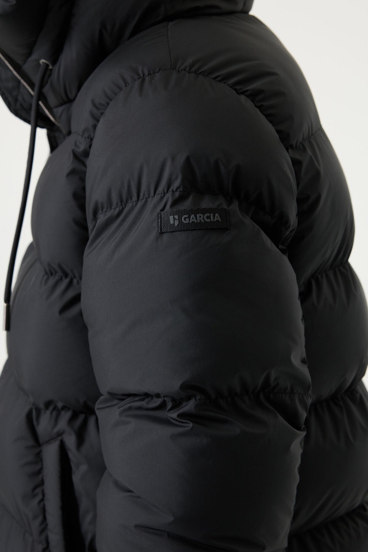 Black puffer jacket