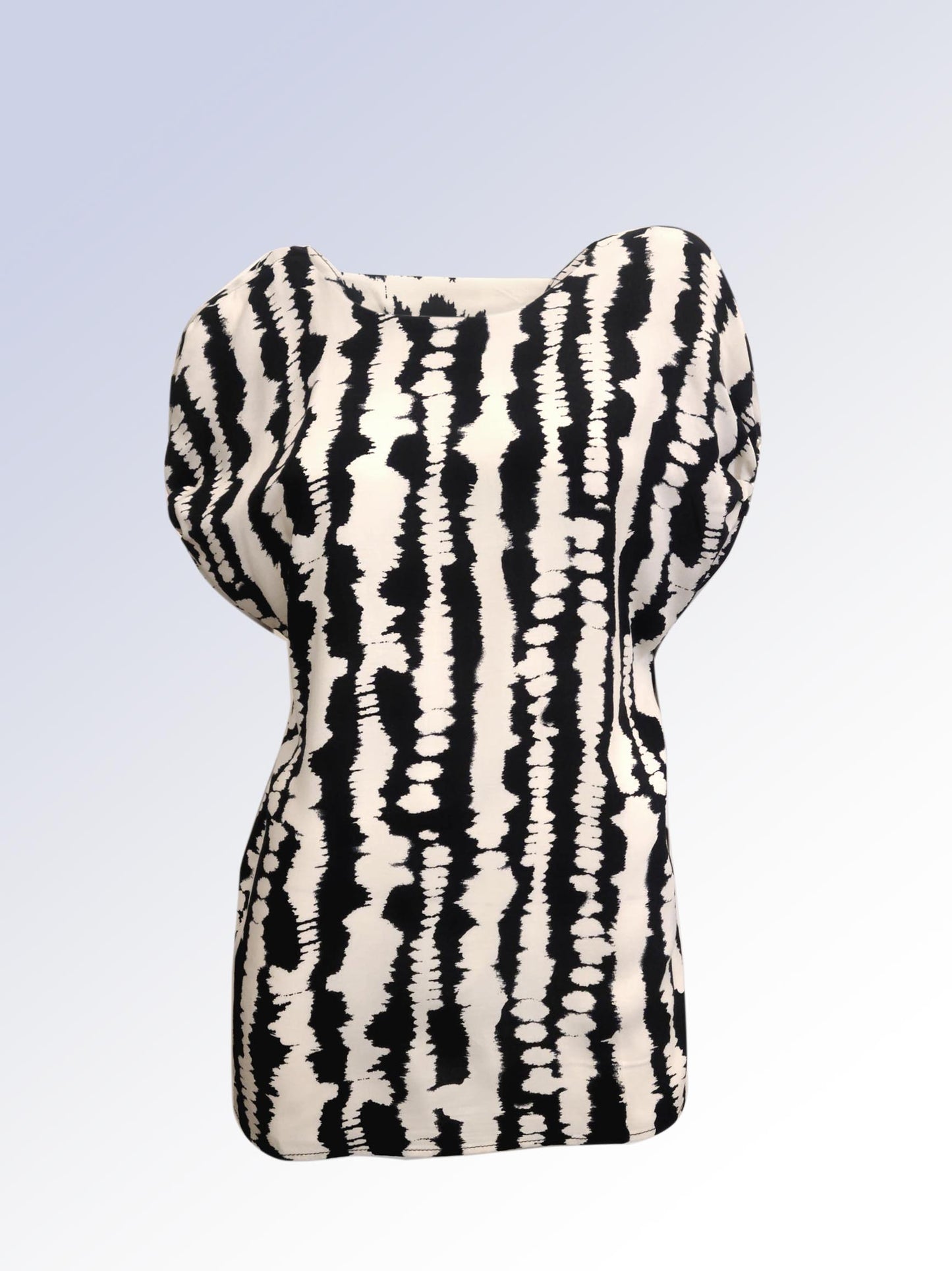 Printed blouse - black