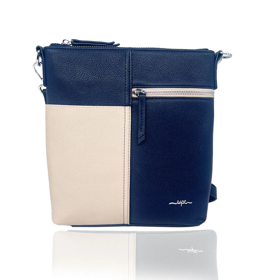 Barrie Two-Tone Crossbody Bag