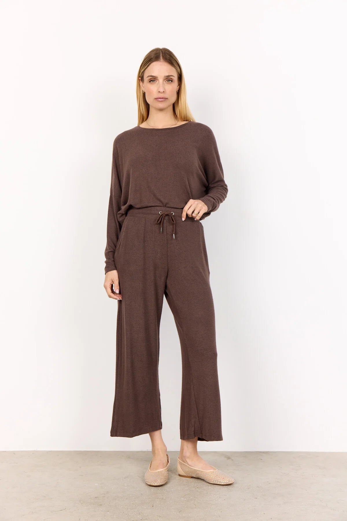 Soya Concept - Pants - Dark brown