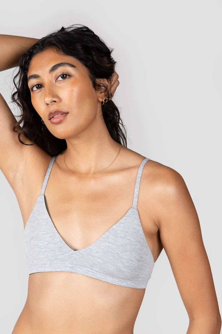 Triangle Bra Mineral Bra - Grey