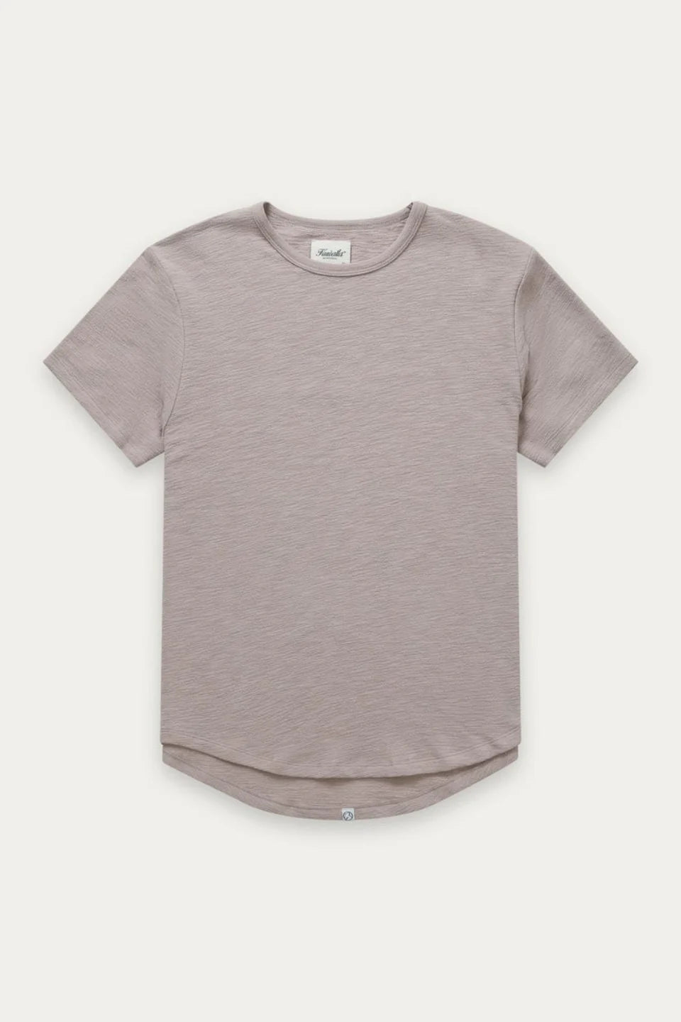 Slub Hi Lo Tee - Taupe