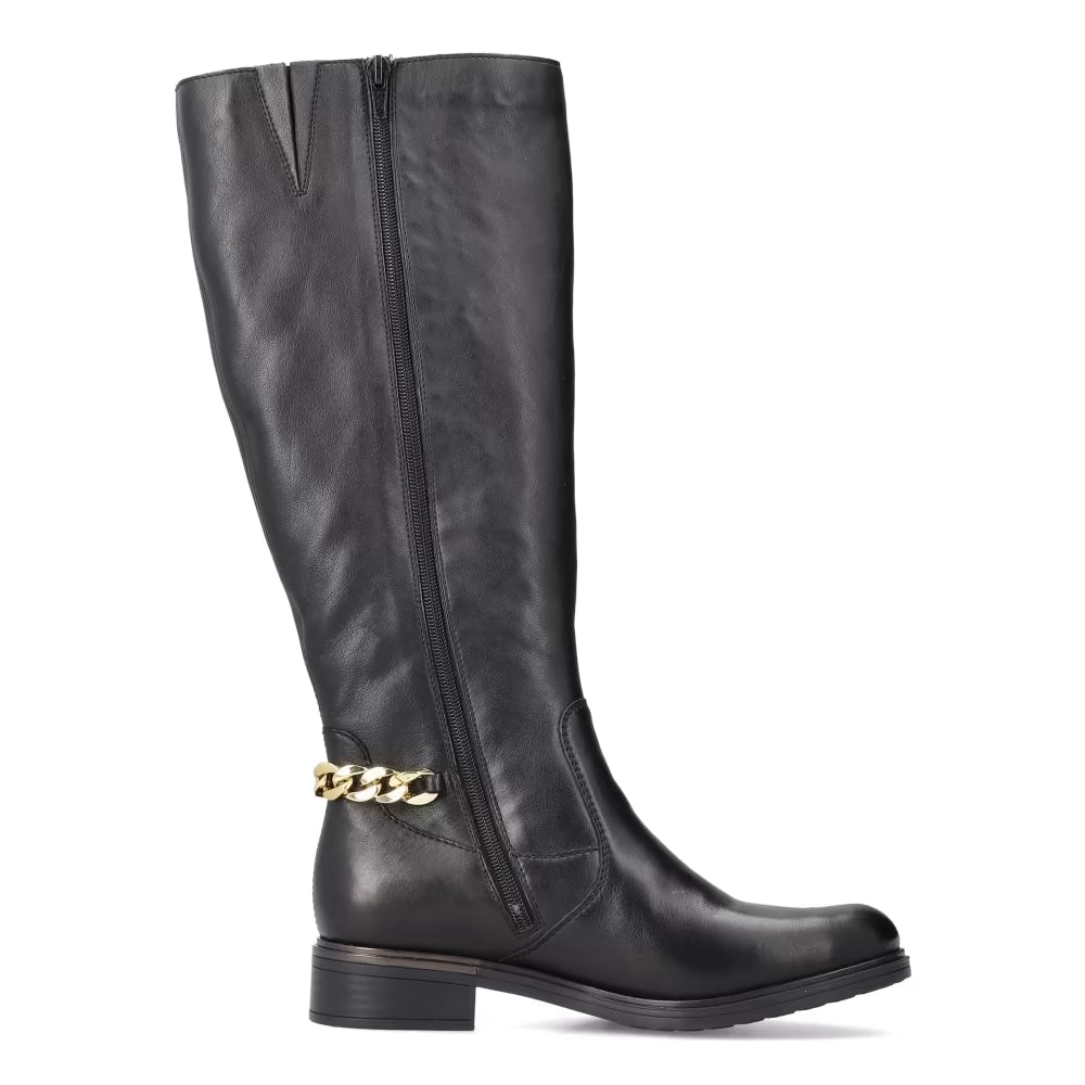 Reiker - tall black boot