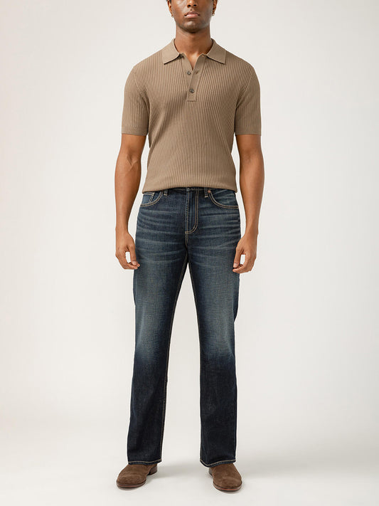 Silver Jeans - Zac Relaxed Fit Straight Leg Luxe Heritage Jeans