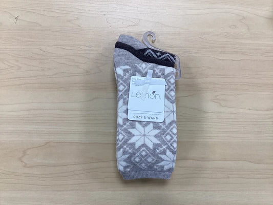 Novelty Cashmere Crew Socks-3 Pack