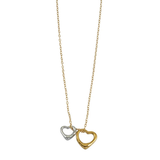 LOLANDA Gold+Silver: Dainty Gold Chain Necklace