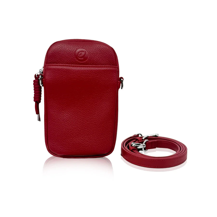 Celia Crossbody Bag in Red