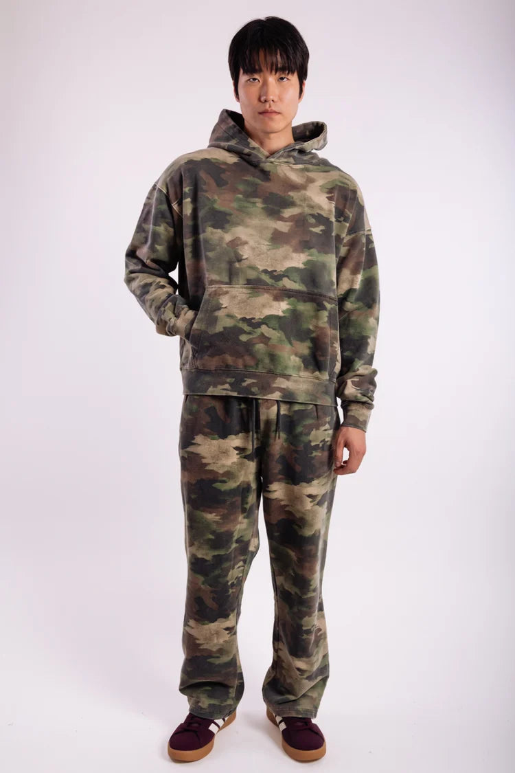 Vintage Camo Hoodie - Brushed Camo