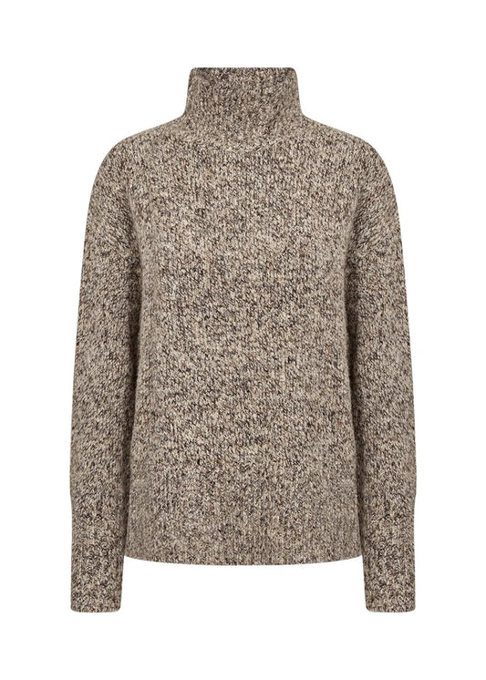 Knit Sweater - chocolate plum