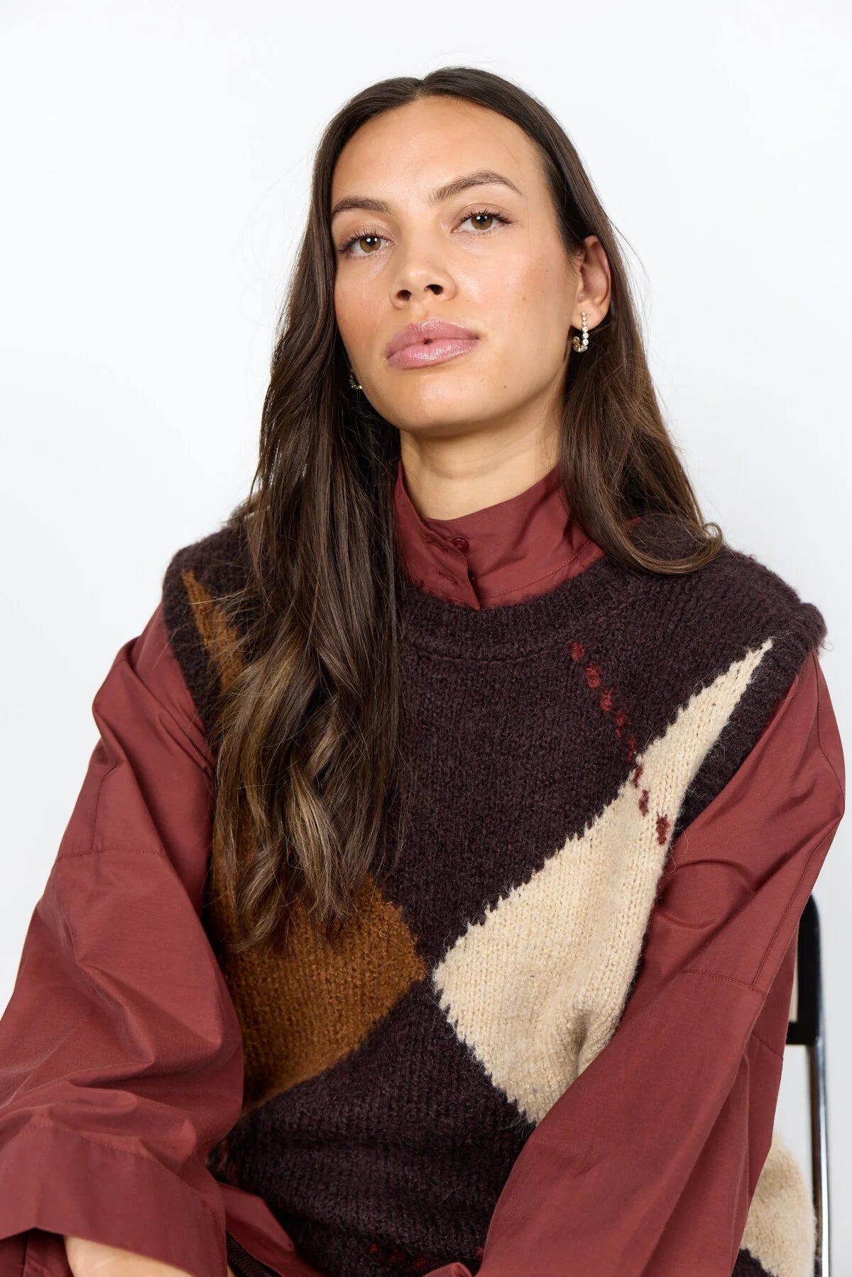 Waistcoat - Dark plum