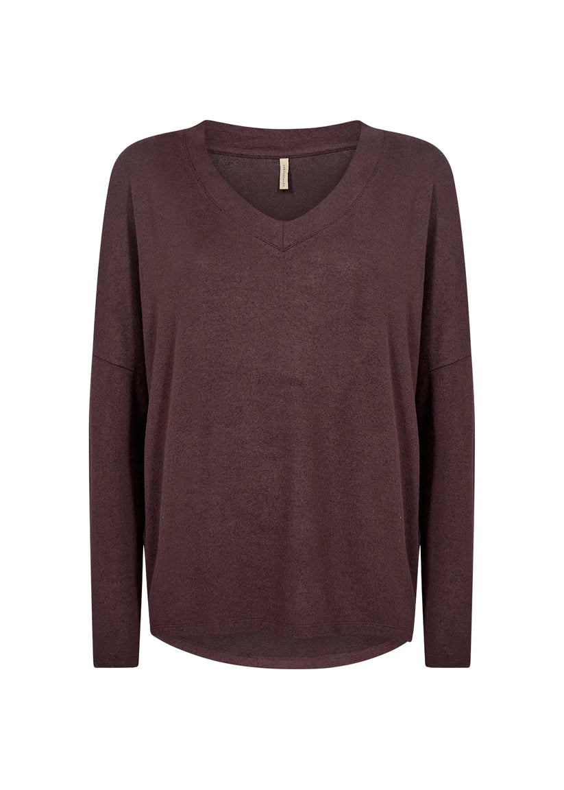 Long-sleeved tops - chocolate