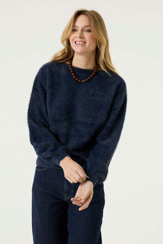Dark blue sweater