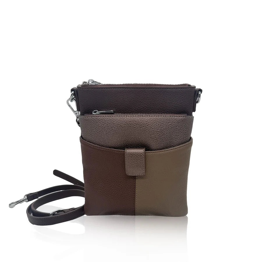 Cindy Crossbody Bag in Brown
