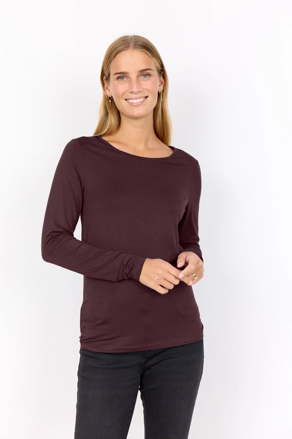 Blouse - Dark plum