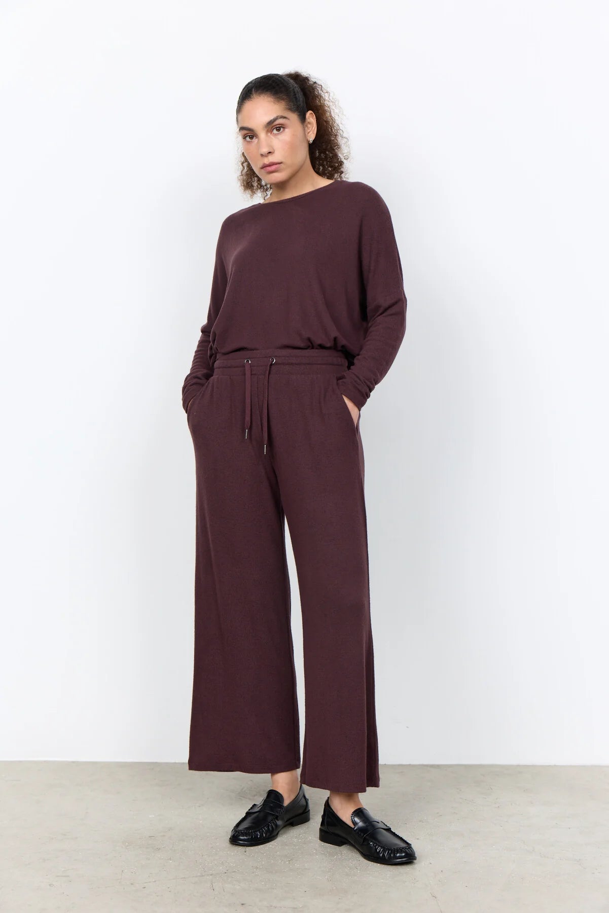 Pants -  Dark plum