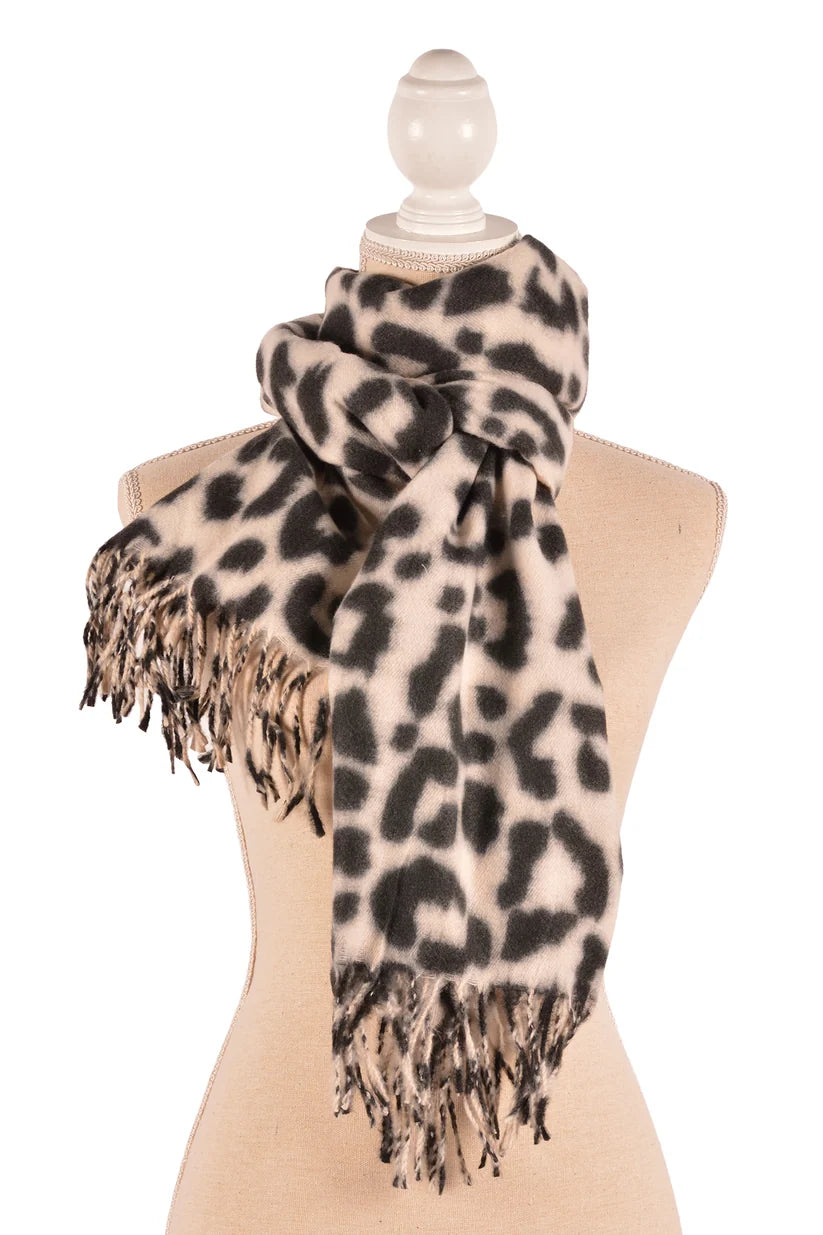 Leopard scarf