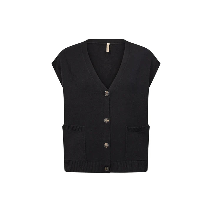 Vest - black