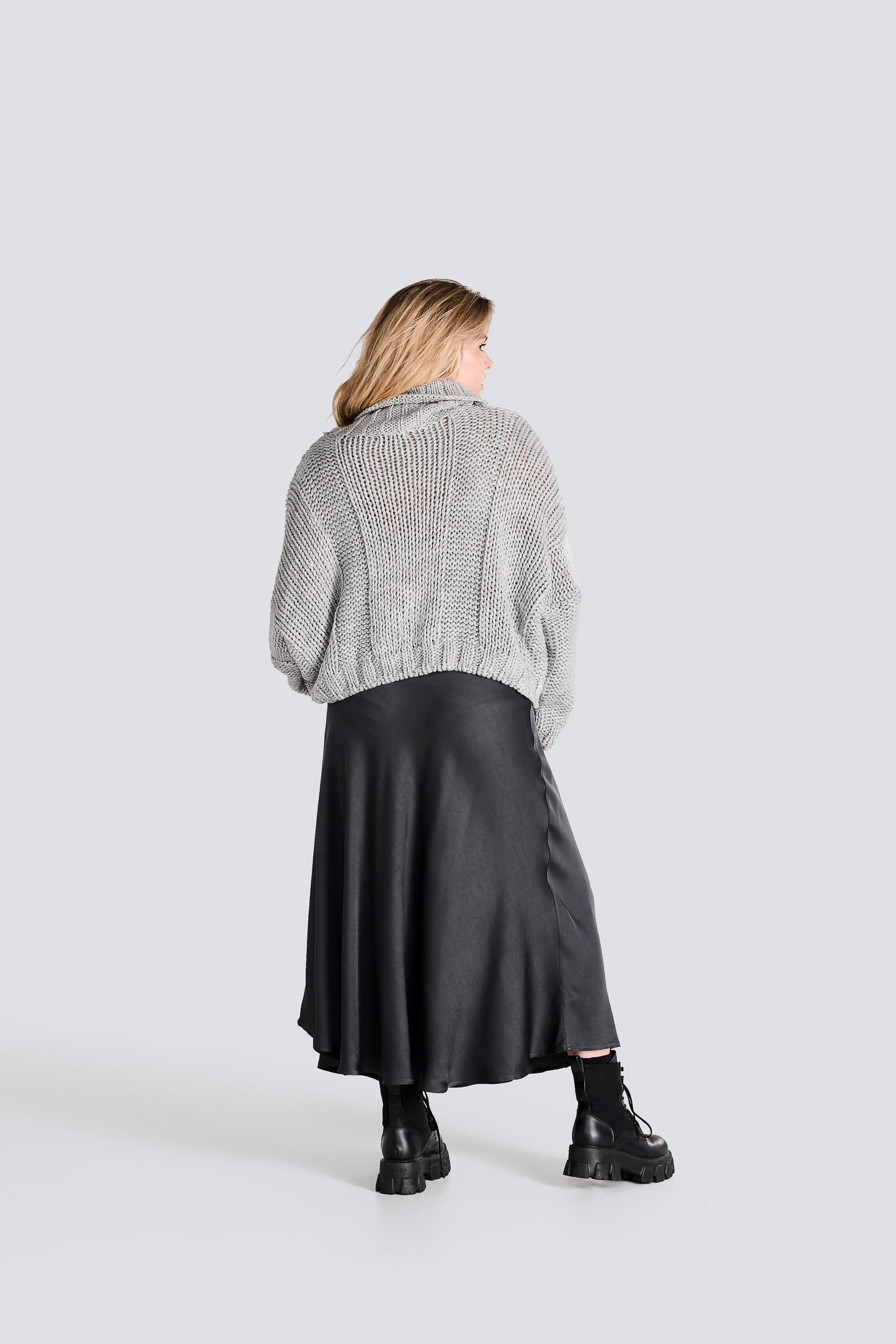Jessica Laura - Charcoal Long Skirt
