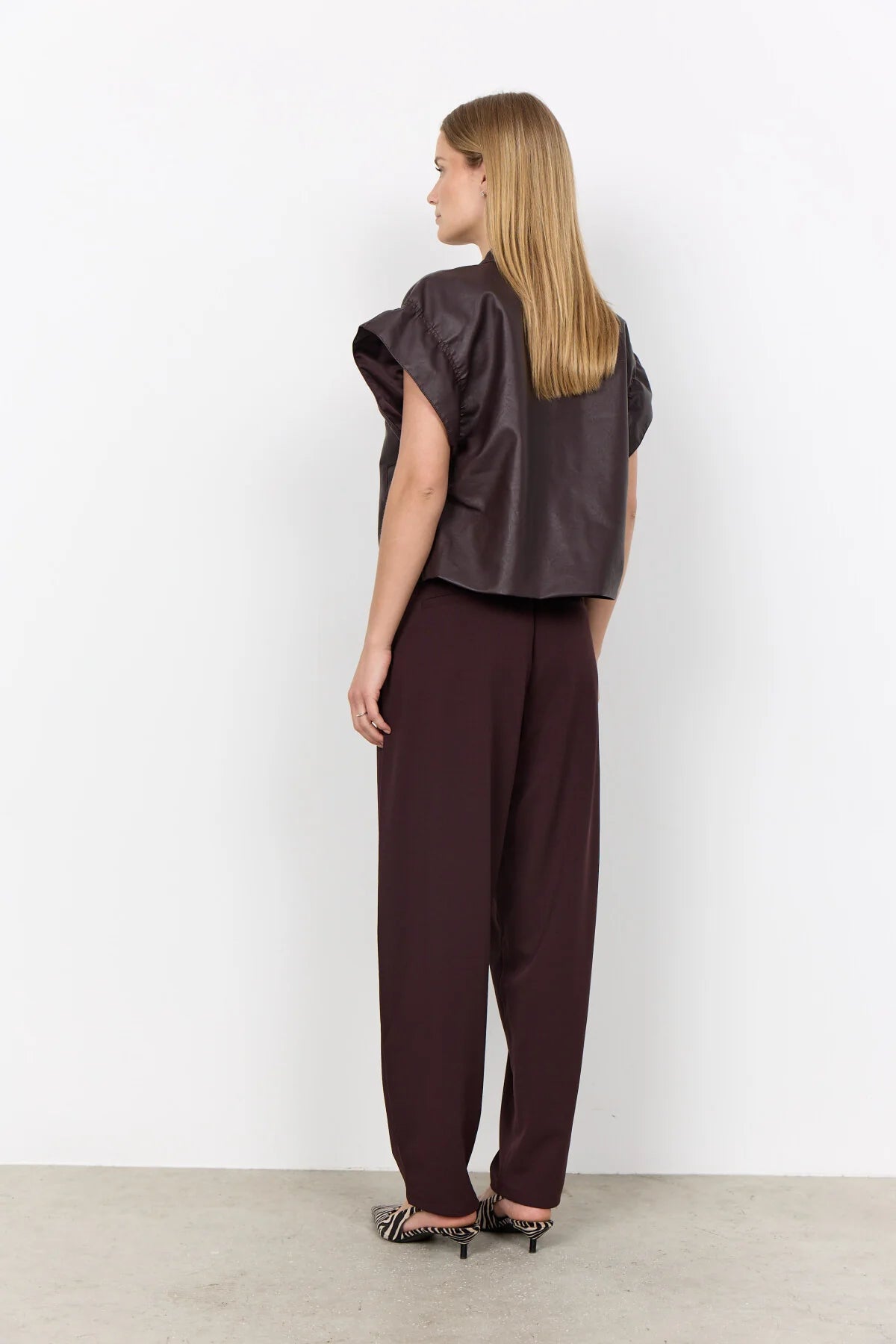 Waistcoat - Dark plum