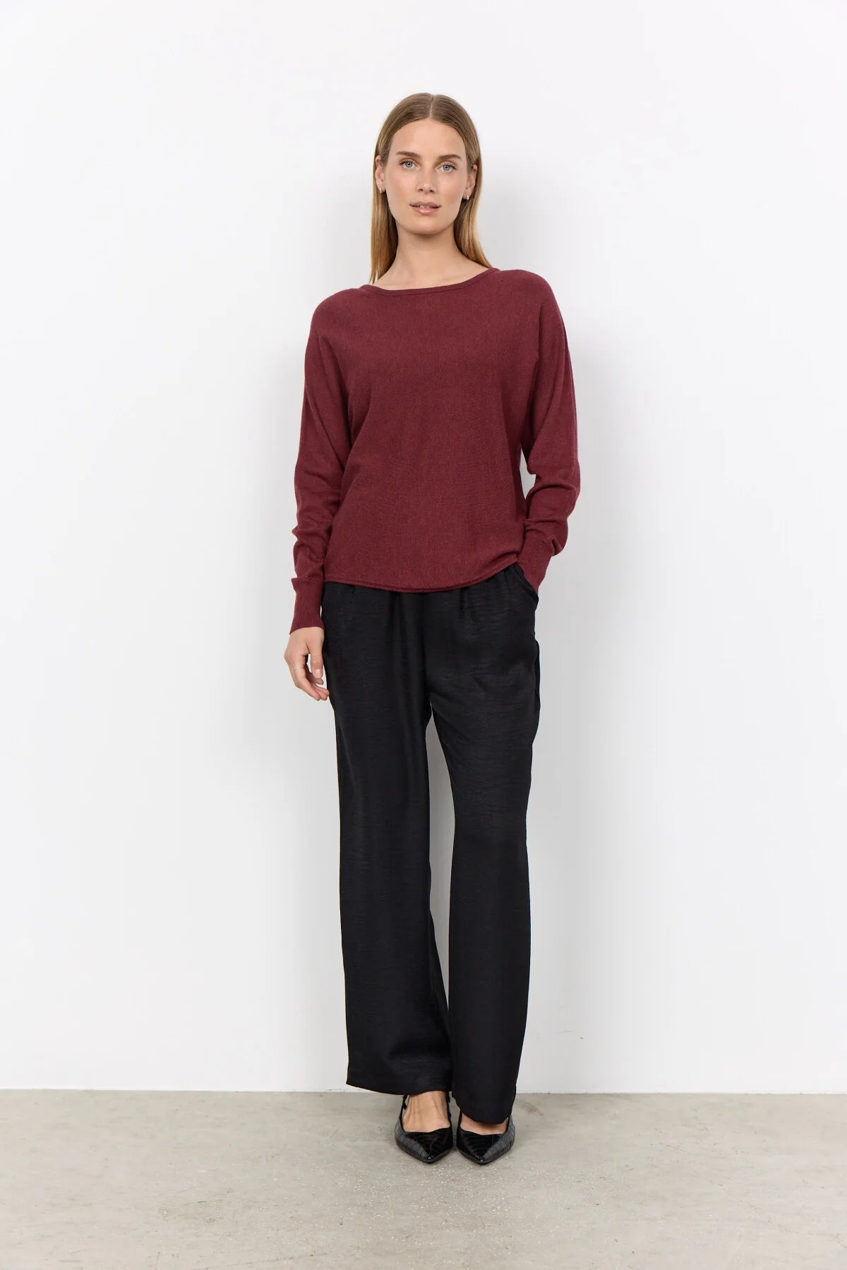 Pullover - Dark red