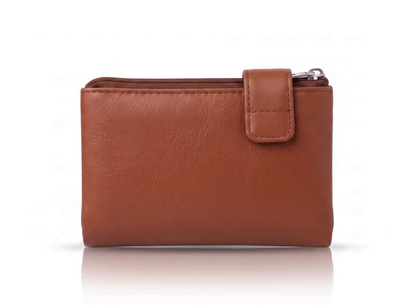 Mini Charlotte Small Wallet - Brandy