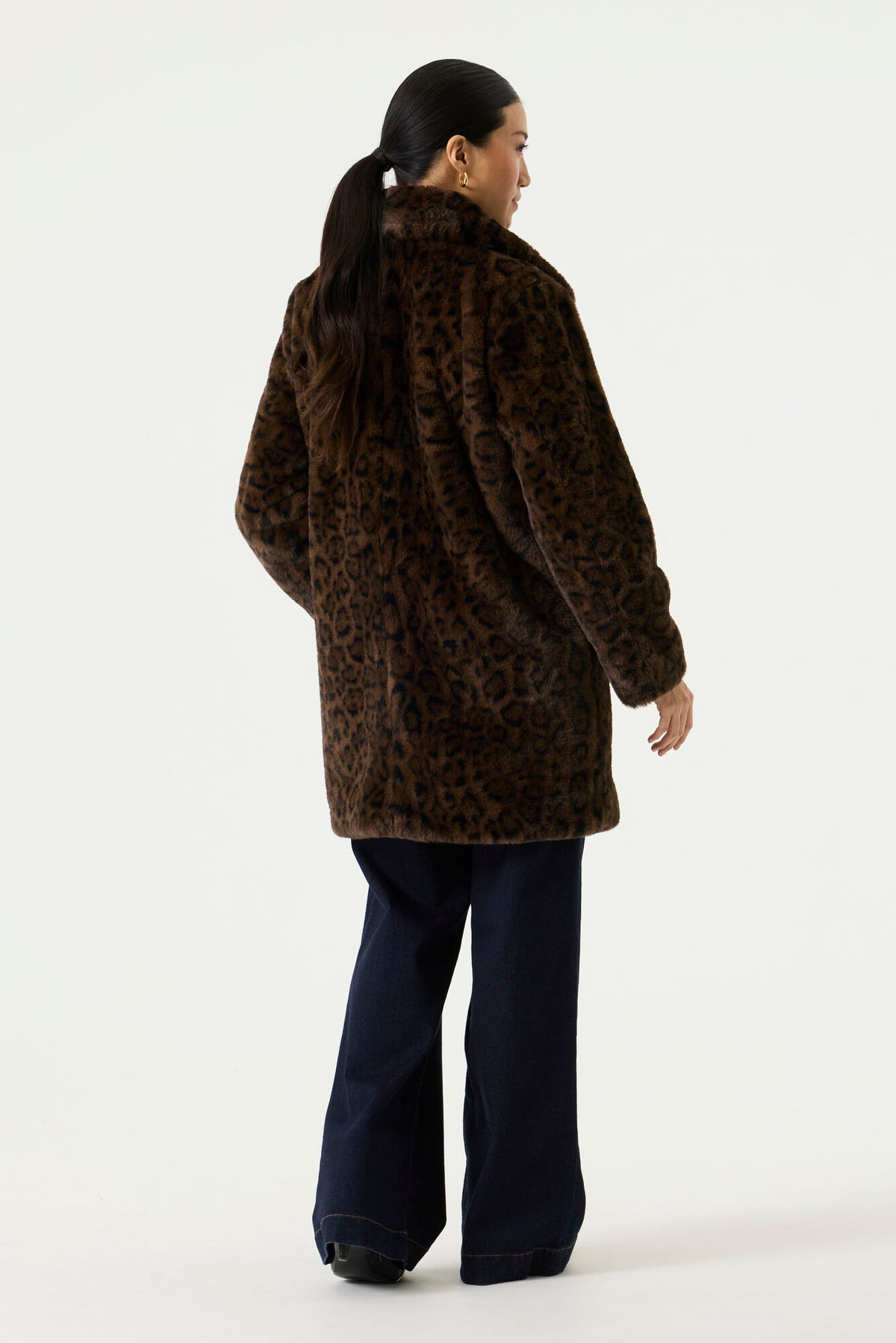 Coat with print