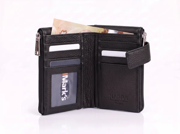 Mini Charlotte Small Wallet - Black