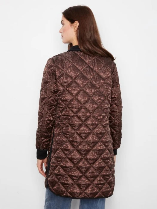 Reversible Long Quilted Puffer Jacket