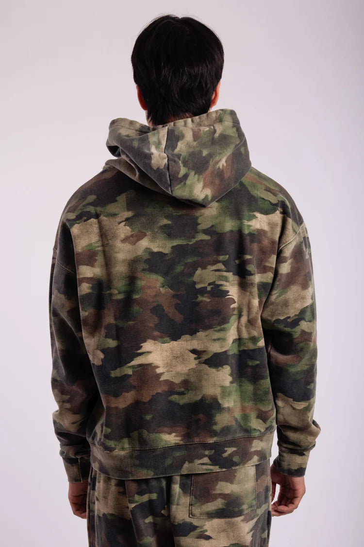 Vintage Camo Hoodie - Brushed Camo