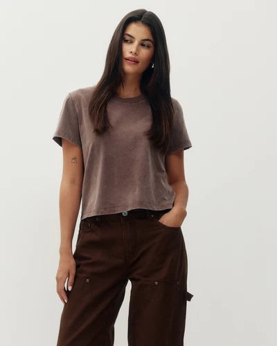 Solstice Ease Tee - Toast Cocoa
