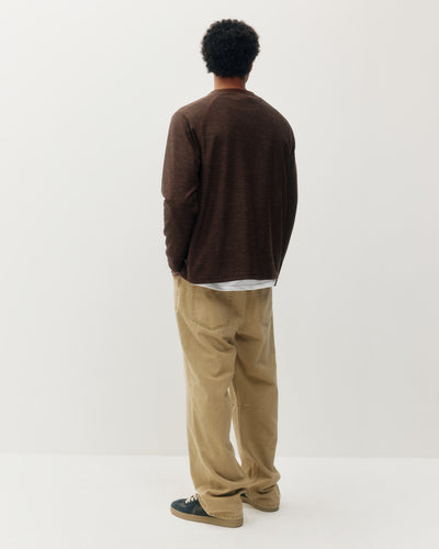 Marled Thermal - Brown