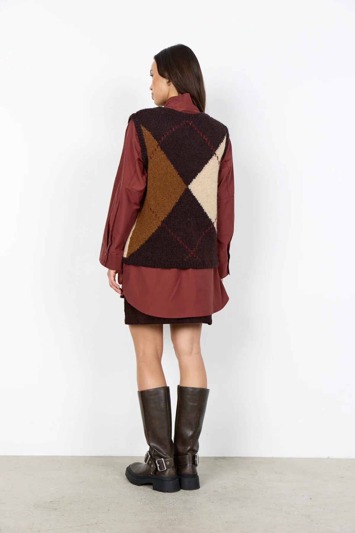 Waistcoat - Dark plum