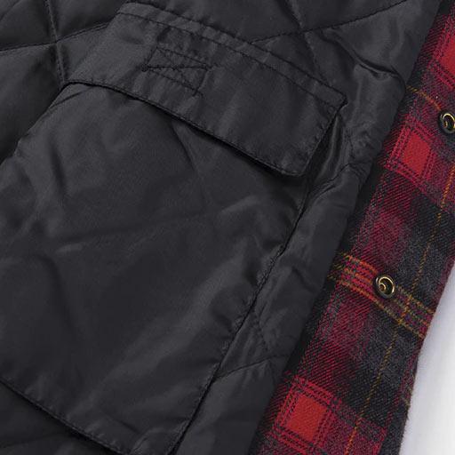 Hooded Flannel Shirt Jacket