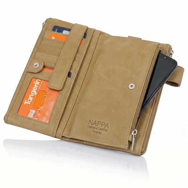 Evelyn wallet  - Camel