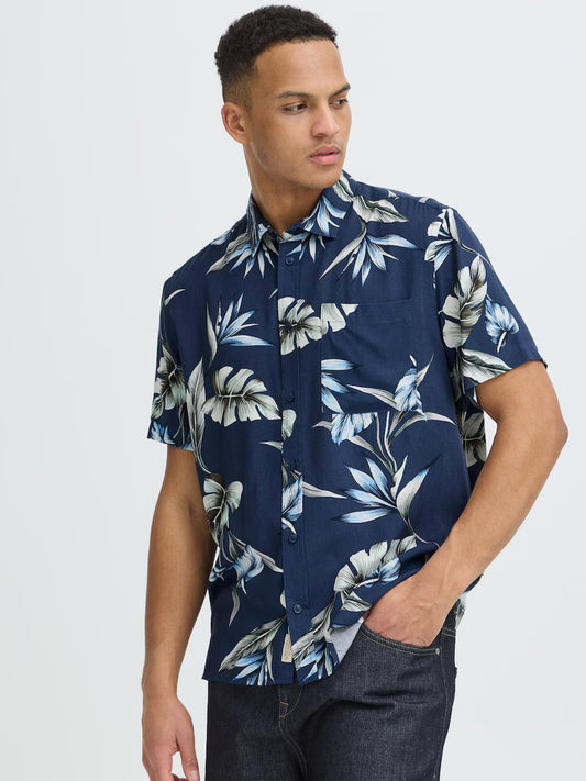 BHAMELO - floral dress shirt