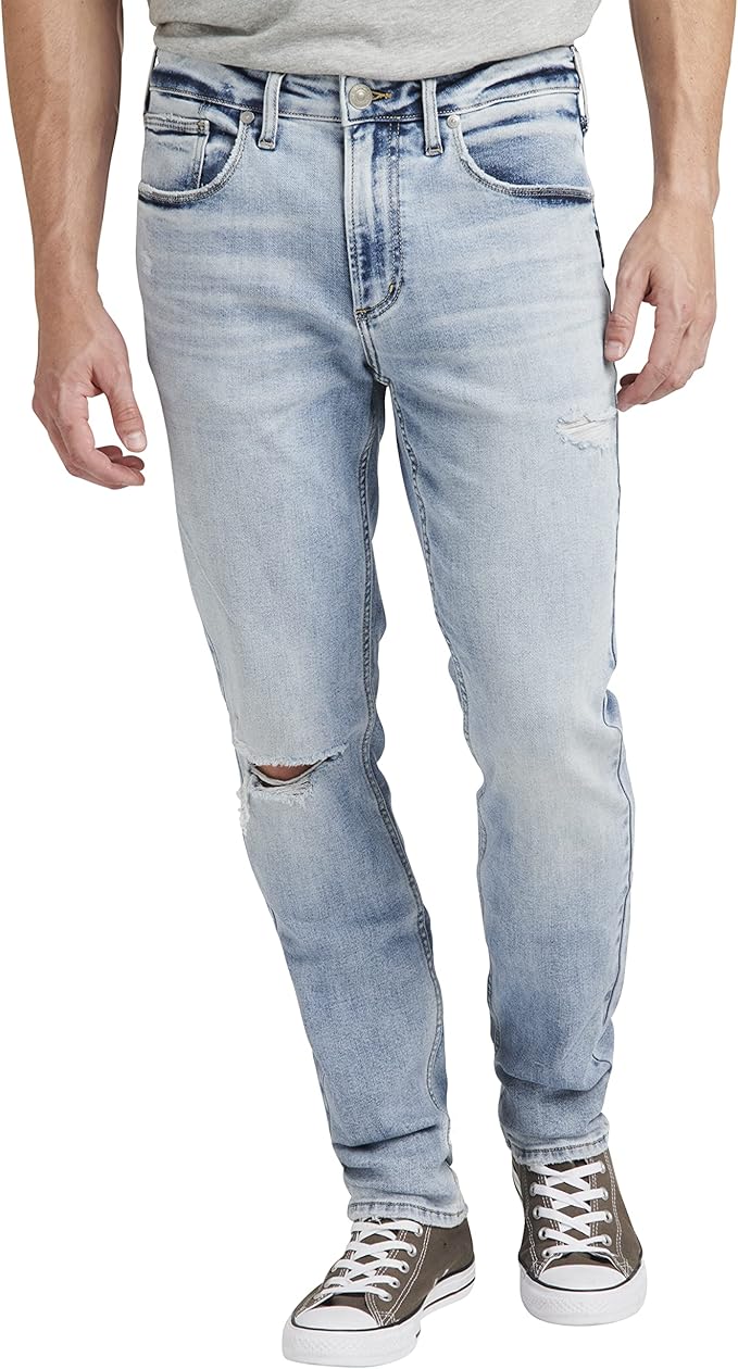 Silver Jenas - Mens Kenaston Slim Fit Slim Leg Jeans