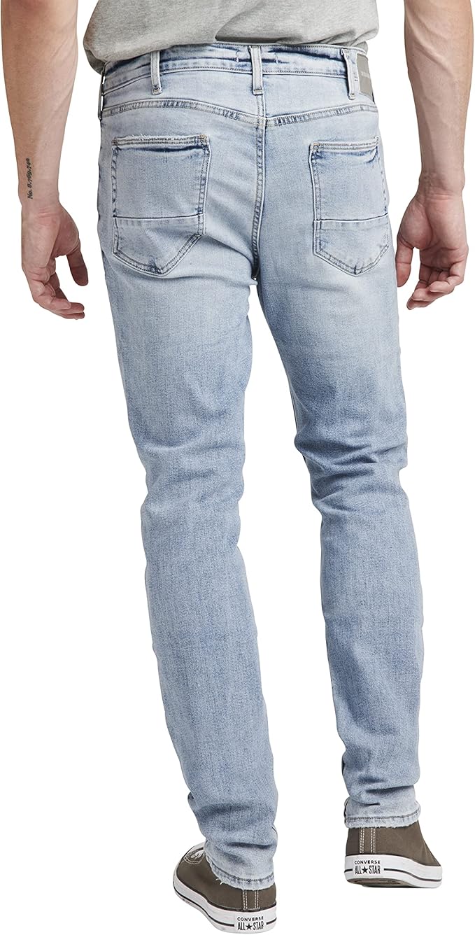 Silver Jenas - Mens Kenaston Slim Fit Slim Leg Jeans