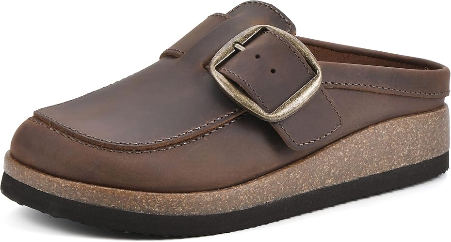 White Mountain -  Brown Leather slide