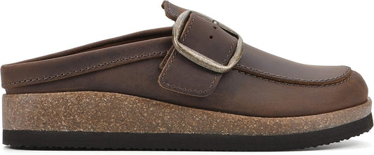 White Mountain -  Brown Leather slide