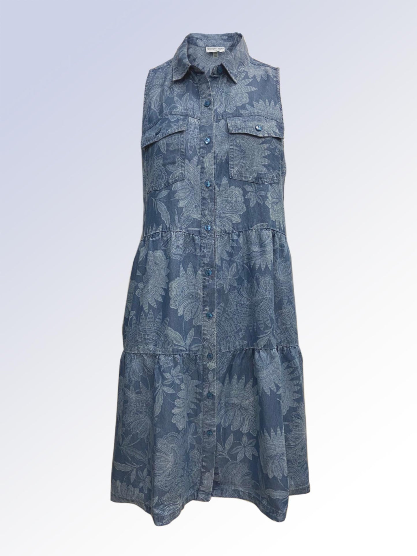 Dress - indigo denim