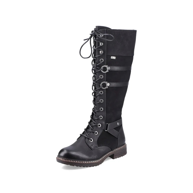 Reiker - Black tall boot